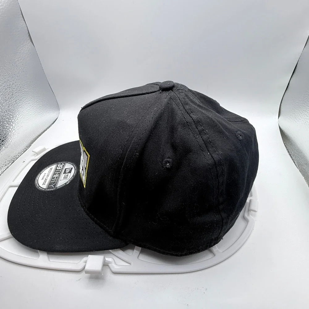 New Era 39THIRTY Panthers Hat M/L Black Embroidered‎ A-Frame Cap NE401